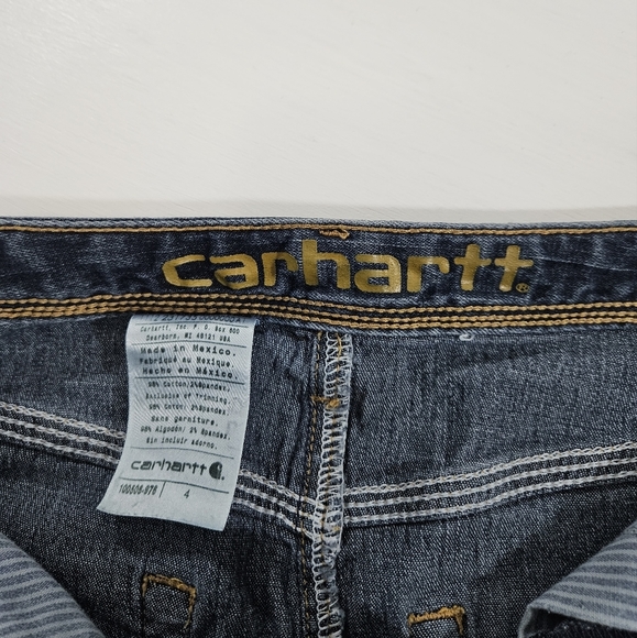 Carhartt denim mini skirt women's size 4 - Picture 8 of 9
